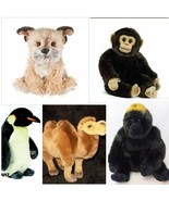 LOT of Signature Webkinz NO CODE Penguin, Camel, CHIMPANZEE, Border TERR... - $2,659.74 MXN