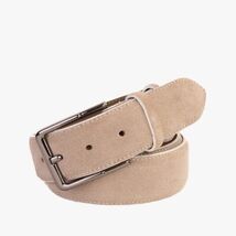 The Bari Beige Leather Belt image 2