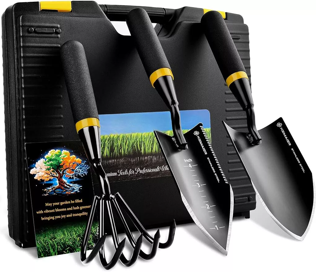 Garden Tools Stainless Steel,Carefully Crafted for Outdoor Patio,Garden,... - $100.99