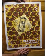 Maroon 5 Poster Maroon5 Five Concert with The Hives Signed and Numbered - €156,55 EUR