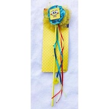 Spongebob Square Pants Yellow Stick Wand with Ribbon Party Favors 1 Per Package - £5.67 GBP