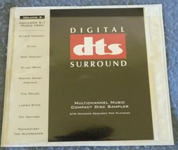 DTS Multichannel 5.1 CD Music Sampler Vol 2 | VERY RARE! / Excellent Con... - £27.96 GBP