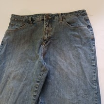 St. John's Bay High-Rise Bootcut-Leg Women's Size 16 Cotton Denim Blue Jeans image 13