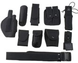 Military Tactical Duty Belt Bargain Crusader Adjustable 35&quot;-45&quot;. 9 Pouch... - £19.40 GBP