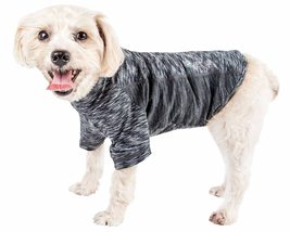 Pet Life ® Active &#39;Warf Speed&#39; Heathred Dog Fitness and Yoga Pet T-Shirt Dog Clo - £18.08 GBP+