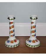 Portmeirion Pomona LOT 2 The Goddess of Fruit Candlestick Holder 9&quot; VINT... - $381.81 MXN