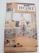 Simplicity 9285 Classic Slipcovers &amp; Pillows Home Decor UnCut and Complete - $7.88