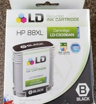 HP88XL LD RECYCLED INK CARTRIDGE LD-C9396AN, BLACK, NIB - $14.96