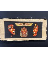Nefertiti, Key of Life and Mask of King Tut Rising over the Pyramids on ... - $223.30 CAD