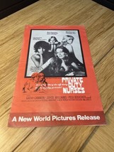 Vintage 1971 Private Duty Nurses Movie Film Cinema Press Kit Kathy Canno... - £37.00 GBP