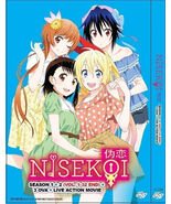 Nisekoi False Love Season 1-2 + 3 OVA Anime + Live Action Movie DVD Engl... - $50.99
