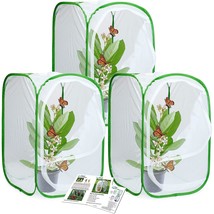 3-Pack Insect And Butterfly Habitat Cage Terrarium Pop-Up Butterfly Encl... - £49.00 GBP