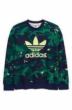 Adidas Big Boys Camo Print Crew Sweatshirt, Size XL - £21.02 GBP