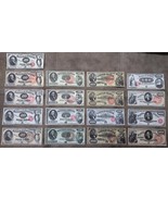 Quality copies with W/MUnited States banknotes 20-1000$ 1880 y. Differen... - €61,25 EUR