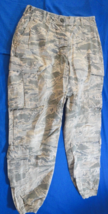 Usgi Abu Tiger Stripe Womans Usaf Air Force Utility Pants Altered Bloused 30X28 - £20.92 GBP