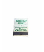 Matchbook Cover - Hudson Bay Resort Bayview Idaho - Lake Pend Oreille - $6.86 CAD