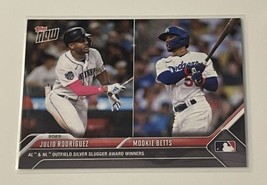 2023 Topps Now Julio Rodriguez/Betts Outfield Silver Slugger Winners Card #SS-7* - £7.65 GBP