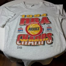 Houston Rockets 1994 NBA world champs NBA finals t-shirt Large grey 100% cotton - $45.00