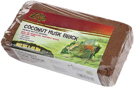 Zilla Coconut Husk Premium Reptile Bedding Brick 1.43 lb Zilla Coconut Husk Prem - £19.33 GBP