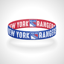 Reversible New York Rangers Bracelet Wristband Broadway Blue Shirts - $12.00