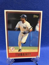 Tim Raines 1997 Topps Baseball Card 334 - £7.99 GBP