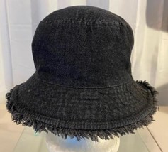 Black Medium Size Bucket Type Sun Hat RN# 52469 - £8.69 GBP