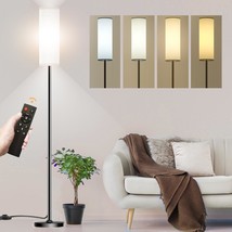 Floor Lamp for Living Room Bedroom Modern LED Floor Lamp with Remote Control and - £54.89 GBP