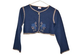 Blue Norwegian bunad jacket for girls Size EUR 134 cm - £38.15 GBP