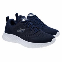 Skechers Men’s Size 10 Lite Foam Lace-up Sneaker, Blue - £29.56 GBP