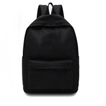 Unisex  Backpack Casual Solid Color Backpack  School Bag Large Capacity Travel L - £98.83 GBP