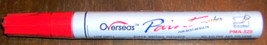 Red Oil Based Paint Marker Pen Fine Point Permanent Marking Overseas PMA-520 - £16.72 GBP