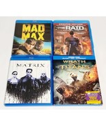 Mad Max: Fury Road, The Raid, Matrix &amp; Wrath Of The Titans Bluray Movies - £9.45 GBP
