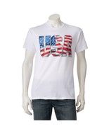 4th of July Men&#39; T-Shirt American Flag Patriotic Memorial Labor Day Vet ... - £8.03 GBP