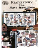 Feathertown USA Home Tweet Home Cross Stitch Pattern Book Jeremiah Junction - £9.48 GBP