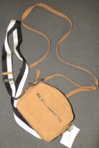 Universal Thread Small Tan Adjustable Two Strap Crossbody Shoulder Bag - £15.66 GBP