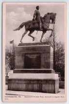 Harrisburg PA Monument Of John Fred Hartrenft Capitol Park Postcard R24 - £11.76 GBP
