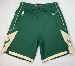 Milwaukee Bucks Shorts Authentic Team Issue Game Worn Donte DiVincenzo N... - £175.85 GBP