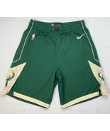 Milwaukee Bucks Shorts Authentic Team Issue Game Worn Donte DiVincenzo N... - £175.63 GBP