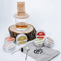 Chill Out Cocktail Smoker Kit with 6 Flavoured Wood Chips | Old Fashioned Bou... - £32.98 GBP