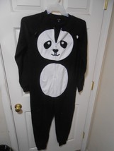 NICE Cozy Zoe Adult size M unisex one piece Panda Bear Fleece sleeper outfit  - £16.98 GBP