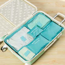 6 PCS/Set Travel Bag ClothesLuggage Organizer High Capacity Mesh Packing Cubes(B - £12.67 GBP