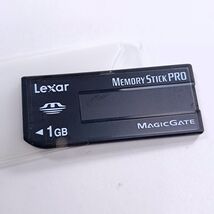 Lexar 1 GB Memory Stick Pro MagicGate Card long Sony Cybershot digital c... - $43.00