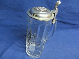 Berliner Pilsner Lidded Beer Stein Glass Hopfen Und Malz Gott Echalt&#39;s 7... - £19.66 GBP