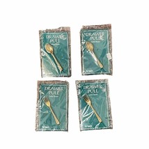 Pier 1 Solid Brass Cabinet Drawer Pulls 2 Spoons, 2 Forks New Set Of 4 Total - £18.92 GBP