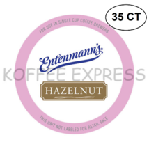  HAZELNUT K CUPS FOR KEURIG  35 CT ENTENMANN&#39;S COFFEE  - $23.00