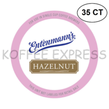 HAZELNUT K CUPS FOR KEURIG  35 CT ENTENMANN&#39;S COFFEE - $23.00