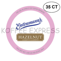  Hazelnut K Cups For Keurig 35 Ct Entenmann&#39;s Coffee - £18.09 GBP