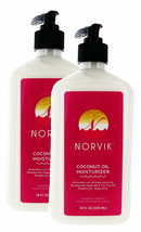 2 18oz Bottles of Norvik Coconut Oil Full Body Moisturizer &quot;SPECIAL OFFER&quot; - £24.01 GBP