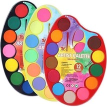 Paint Kit for Kids 36 Colors with Brush, Water Paint Set, 3 Individual P... - £22.02 GBP