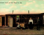 Homesteader Family and Claim Shack North Dakota ND UNP DB Postcard P11 - $44.50